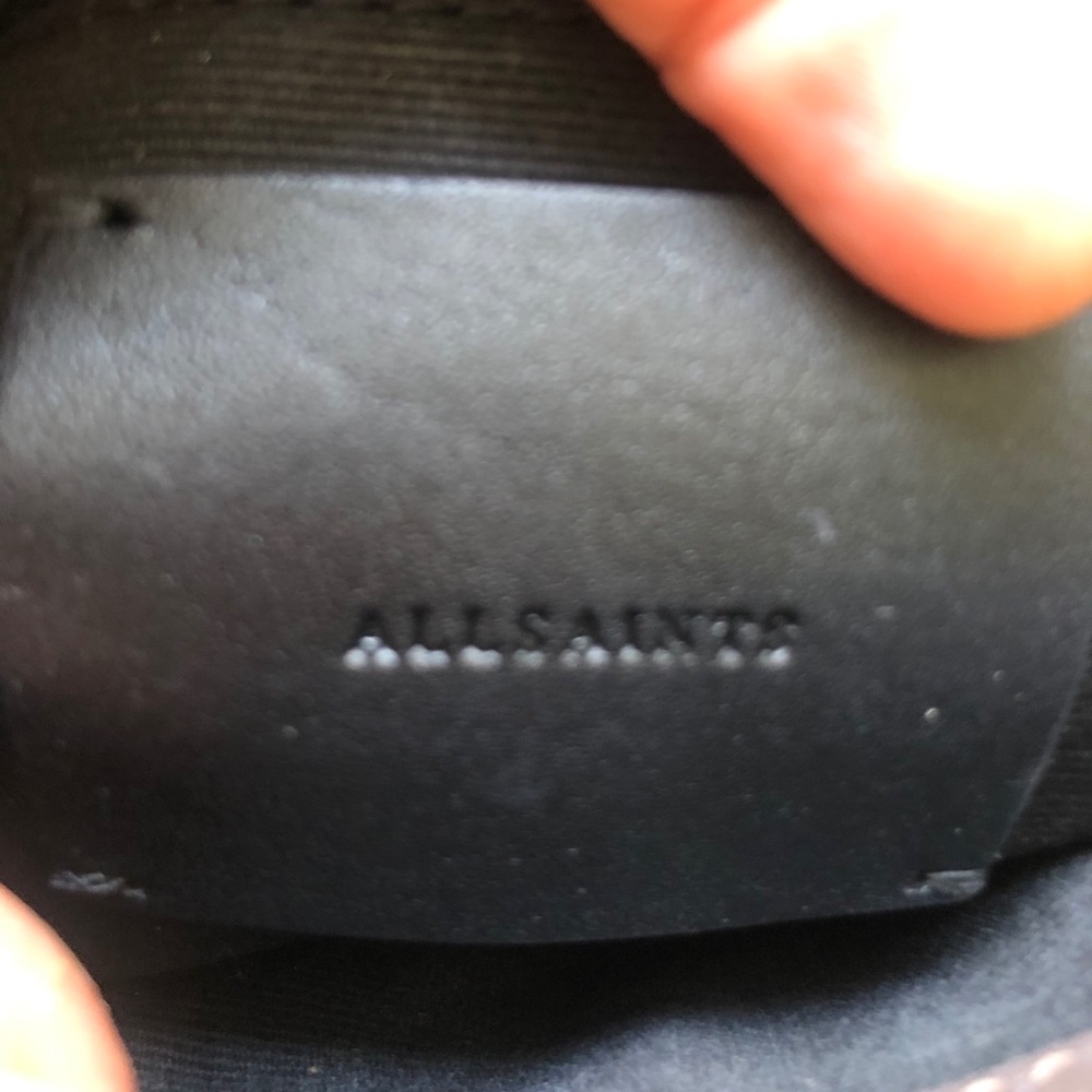 Allsaints snake skin and leather purse - Picture 3 of 3